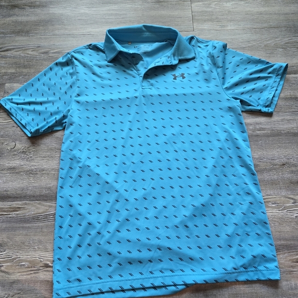 Under Armour Men's Blue Polo Shirt - Picture 1 of 4